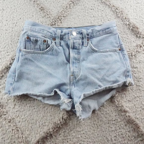 Levi's Pants - Levi's 501XX high waisted button fly shorts women's size 26